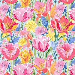Pastel Tulips in Blithe