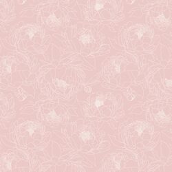 Sketched Garden in Blush
