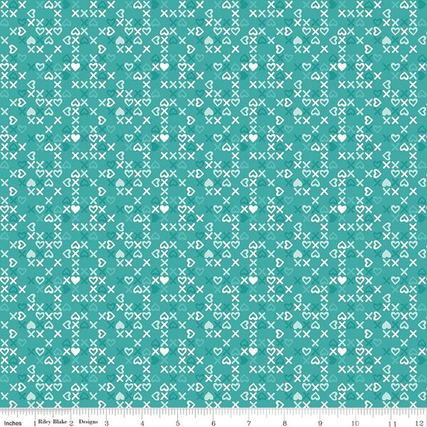 Sweet XOXO in Teal