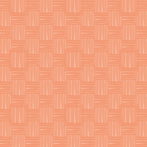 Garden Basketweave in Melon