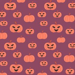 Scary Pumpkins in Grape