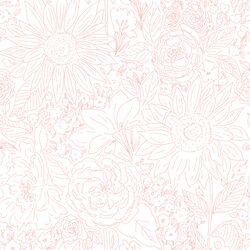Paperie in Sherbet on White