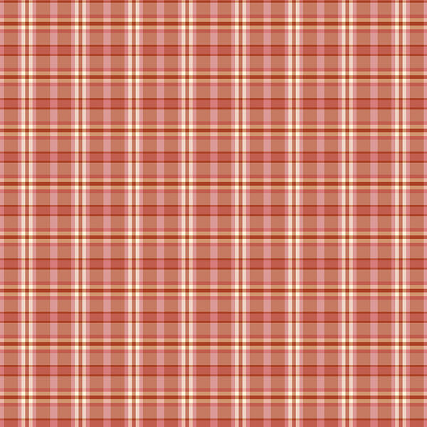 Plaid Poppins in Apricot