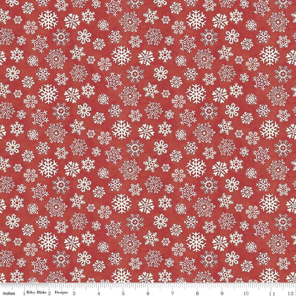 Snowfall in Red
