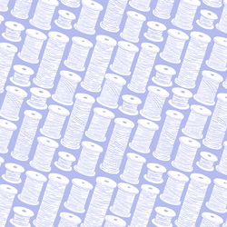Spools Silhouette in Periwinkle