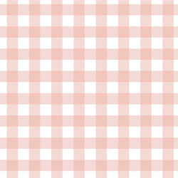 Gingham in Floral Pink