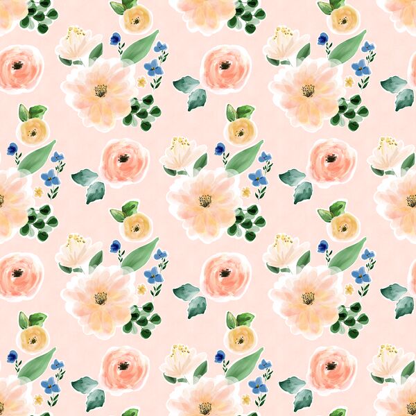 Citrus Floral in Pink Mist