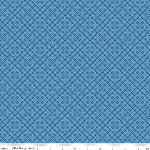 Grid in Blue