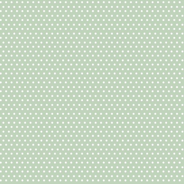 Polka Dots in Minty Green
