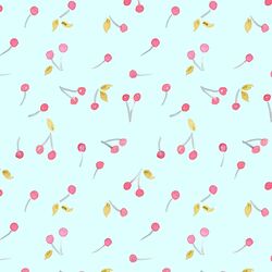 Ice Cream Cherry in Fresh Air