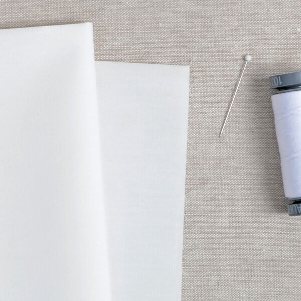 Poplin in Non Optic White