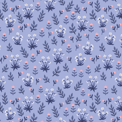 Mille Fleurs in Sweet Periwinkle