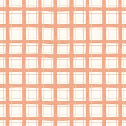 Spring Picnic Plaid in Coral Sands