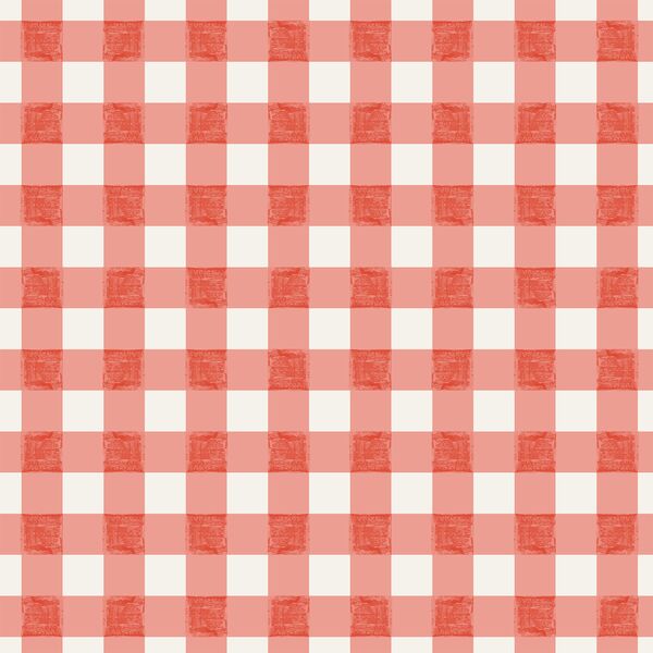 Watercolor Gingham in Holiday