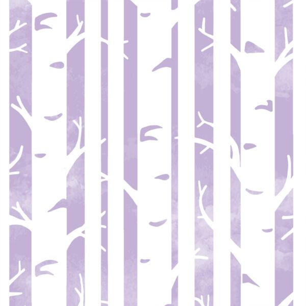 Big Birches in Lilac