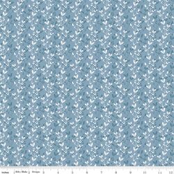 Silhouette in Floral Blue