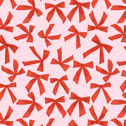 Tinsel Bows in Merry Pink