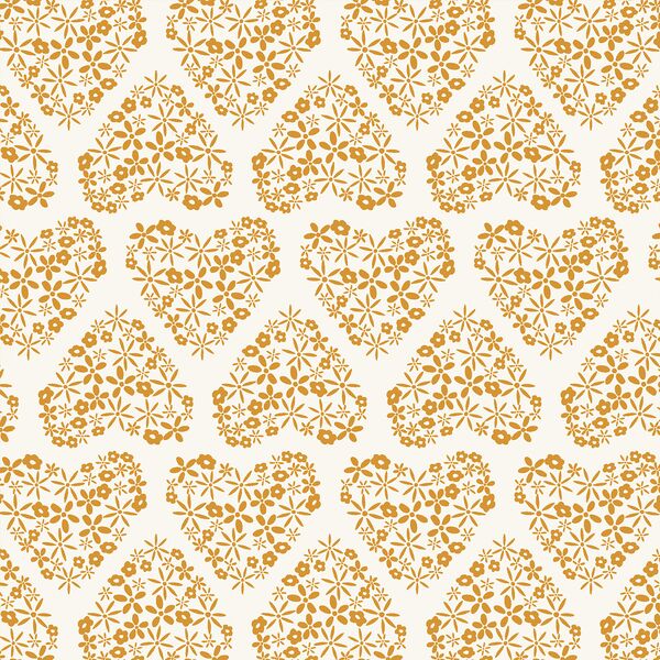 Hearts of Flower in Daisy on Pearl