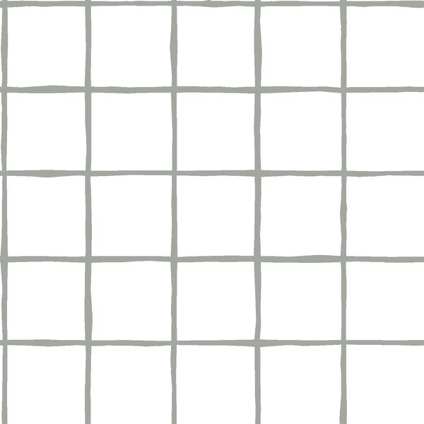 Windowpane in Sage on White
