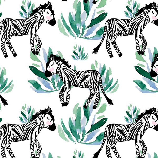 A Zebra Oasis in Jungle