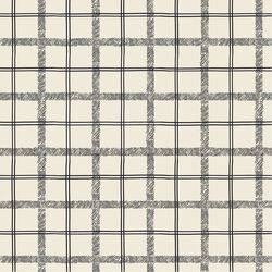 Textured Tartan in Cream