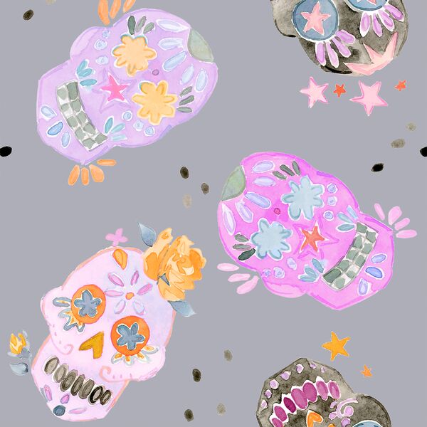 Large Sugar Skulls in Ash