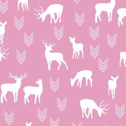 Deer Silhouette in Begonia
