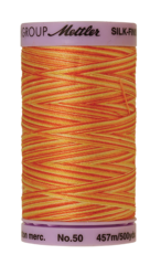 Orange Ana (9085-9831) - Silk Finish Cotton Multi 50wt - 500 Yards