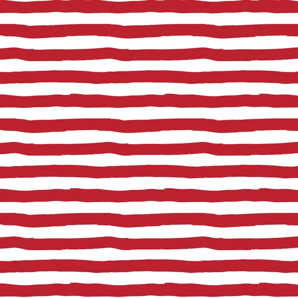 Painted Stripes in Red Apple