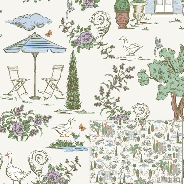 Afternoon in Provence in Porcelain