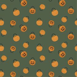 Jack o Lanterns in Harvest Green