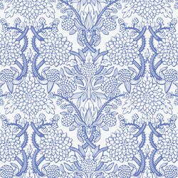 Burgeon in Dark Periwinkle on Pearl