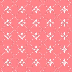 Quilted Snowflake in Gumdrop Pink