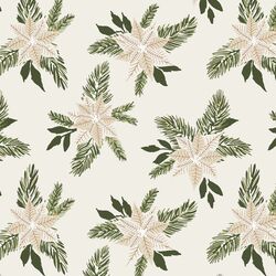 Poinsettia in Cream