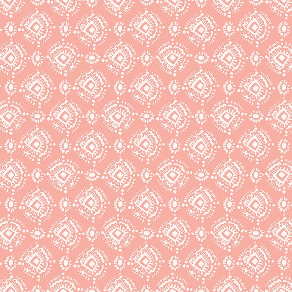 Ikat in Rose