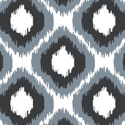 Wild Ikat in White