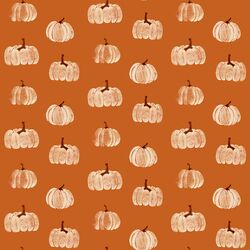 Painted Pumpkins in Cinnamon