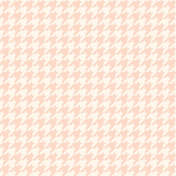 Small Houndstooth in Blush