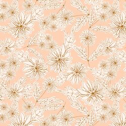 Simple Chrysanthemum in Soft Apricot