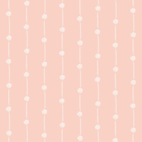 Meadow Stripe in Pale Peach