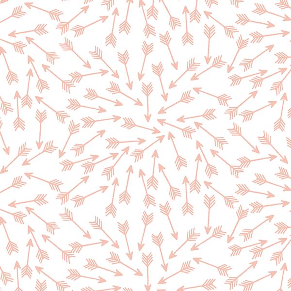 Arrows in Petal on White