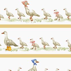 Large Goose Parade in Yellow