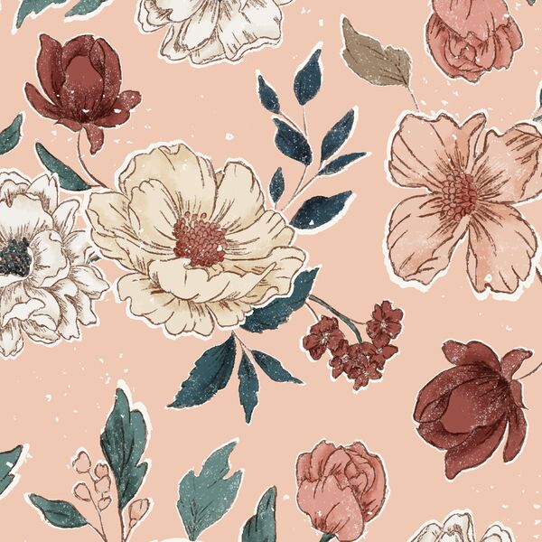 Blooming Vintage in Light Blush