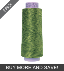 Ferns (9090-9818) - Silk Finish Cotton Multi 50wt - 1500 Yards (2 Pack)