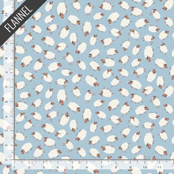 Sheep Thrills Flannel in Marina
