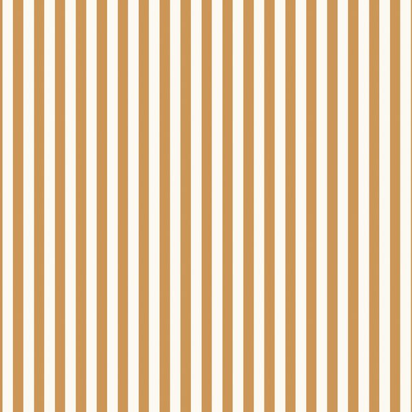 Vertical Spring Stripe in Ochre