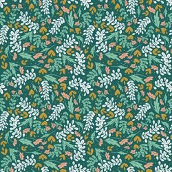 Meadow Floral in Jade Green