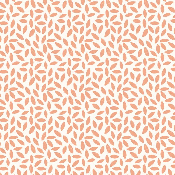 Petals Please in Coral Sands on Ivory