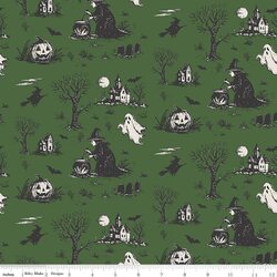 Halloween Toile in Pickle