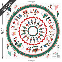 Home Decor Canvas Tree Skirt Panel